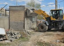 رفع تصرف از اراضی ملی و قلع و قمع بناهای احداث شده در اراضی بیجار