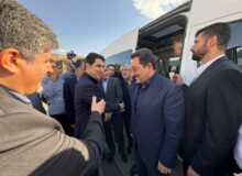 محمد اتابک برای بازدید از پروژه‌های صنعتی به کردستان سفر کرد