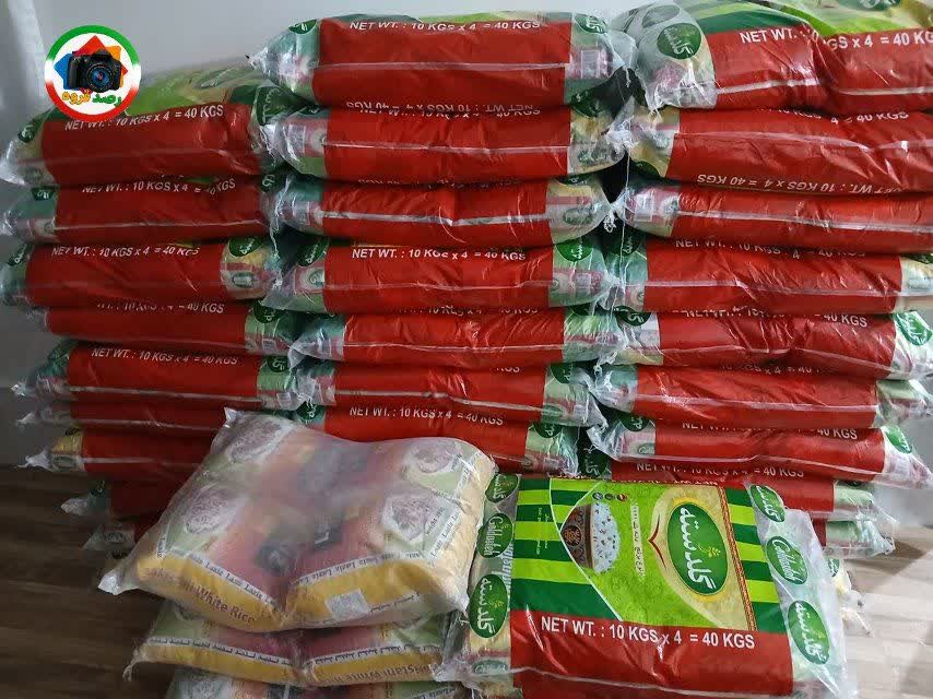 کشف ۲٫۵ تن برنج و۲٫۵ تن شکر احتکار شده در سریش آباد