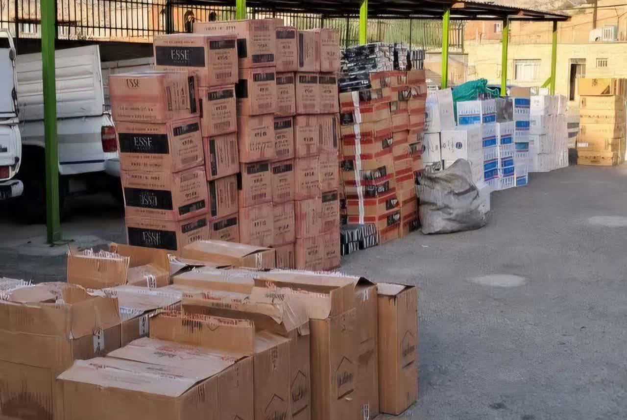 90 میلیارد دخانیات قاچاق در سروآباد