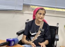 نارین پس از درمان‌های تخصصی از بیمارستان بعثت سنندج ترخیص شد